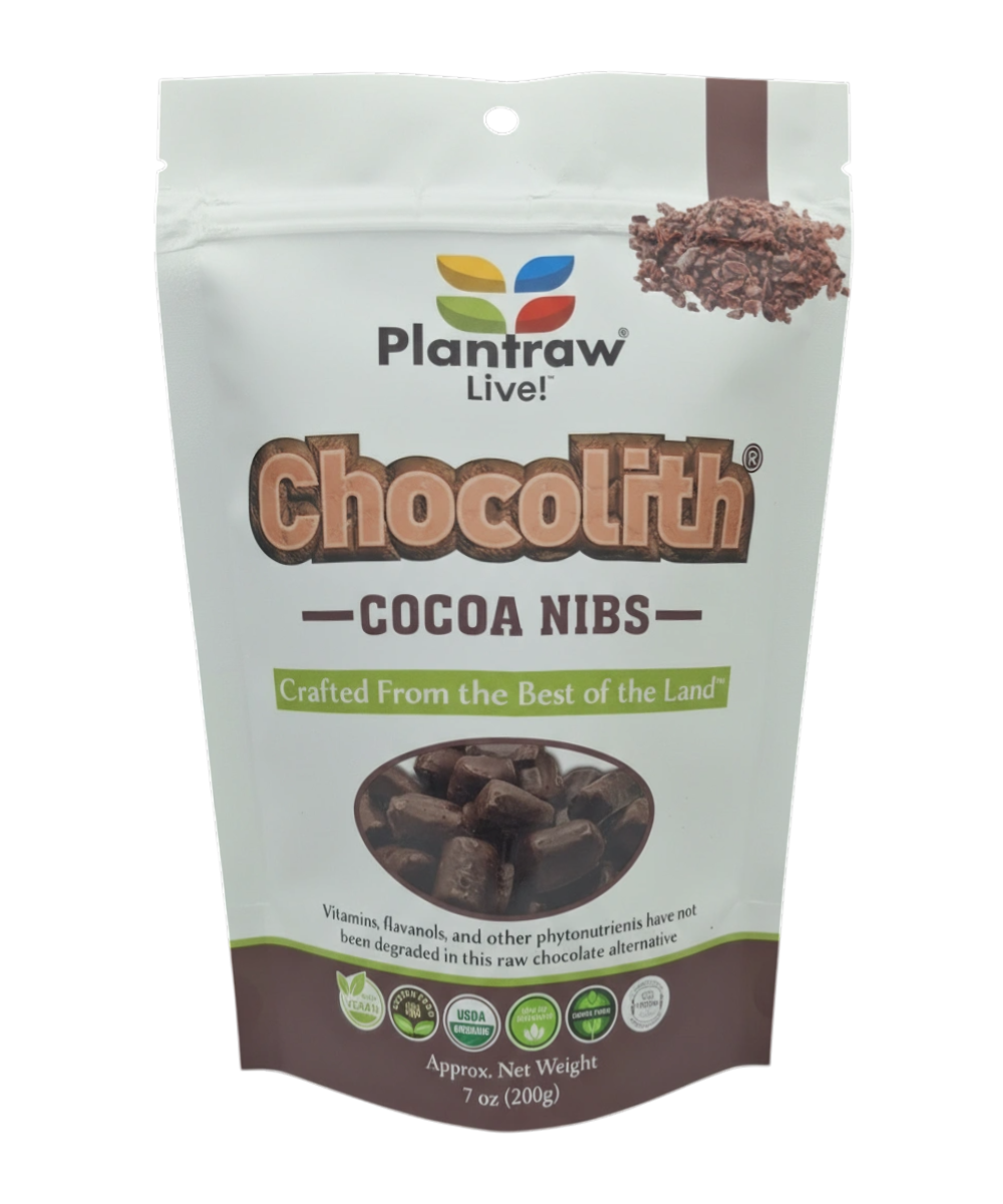 Chocolith® Nibs (7oz) Vegan, GlutenFree, Paleo, 0g Refined Carbs