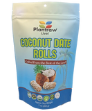 Coconut-Date Rolls - Original (7oz) - 0g refined carbs. Gluten free, Raw, vegan, organic, paleo friendly. Plantraw.com