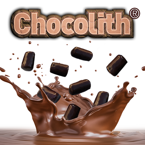 Chocolith® sugar-free truffles splashing in chocolate