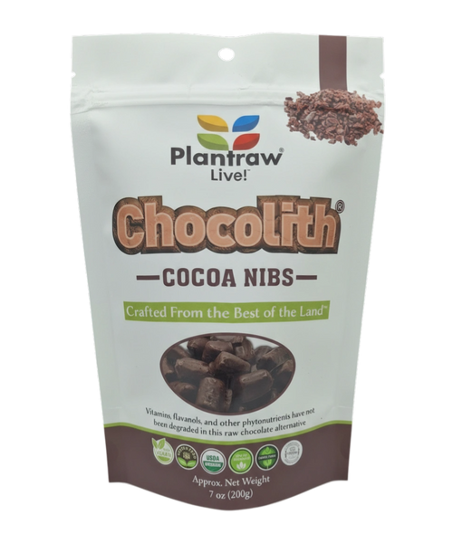 Cocoa　0714 Chocolith® Nibs (7oz) Vegan, GlutenFree, Paleo, 0g Refined Carbs