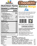 Chocolith® - Mango-Matcha-Keto (7.2oz) - Vegan, Organic, Gluten-Free, 0g Refined Carbs. 3.2g Net Carbs.