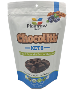 Chocolith® - Keto (7.3oz) - Vegan, Organic, Gluten-Free, 0g Refined Carbs. 1.5g Net Carbs.