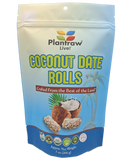 Coconut-Date Rolls - Original (6oz) - 0g refined carbs. Gluten free, Raw, vegan, organic, paleo friendly.