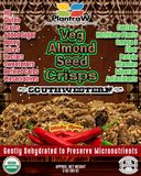 Veg-Almond-Seed Wafers - SOUTHWESTERN (3oz): Gluten-Free, Dehydrated, Natural Crackers